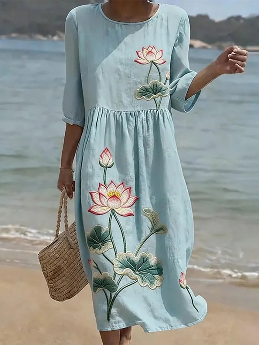 Vanessa | Vestido Floral Elegante y Sofisticado