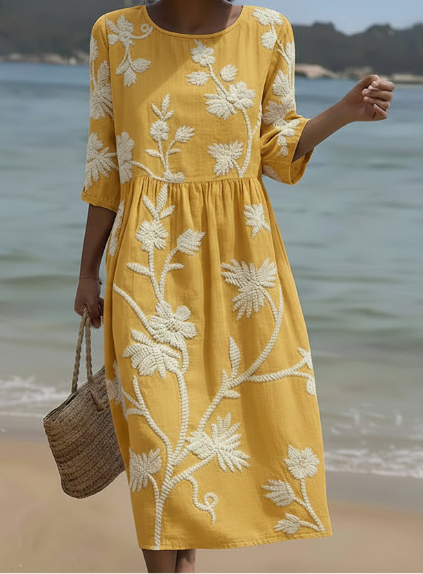 Lauren | Vestido Floral Elegante y Sofisticado