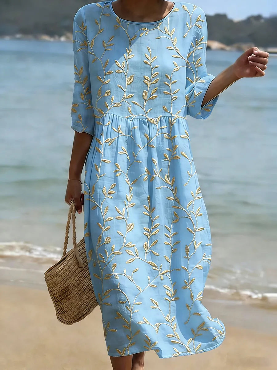 Jade | Vestido Floral Elegante y Sofisticado