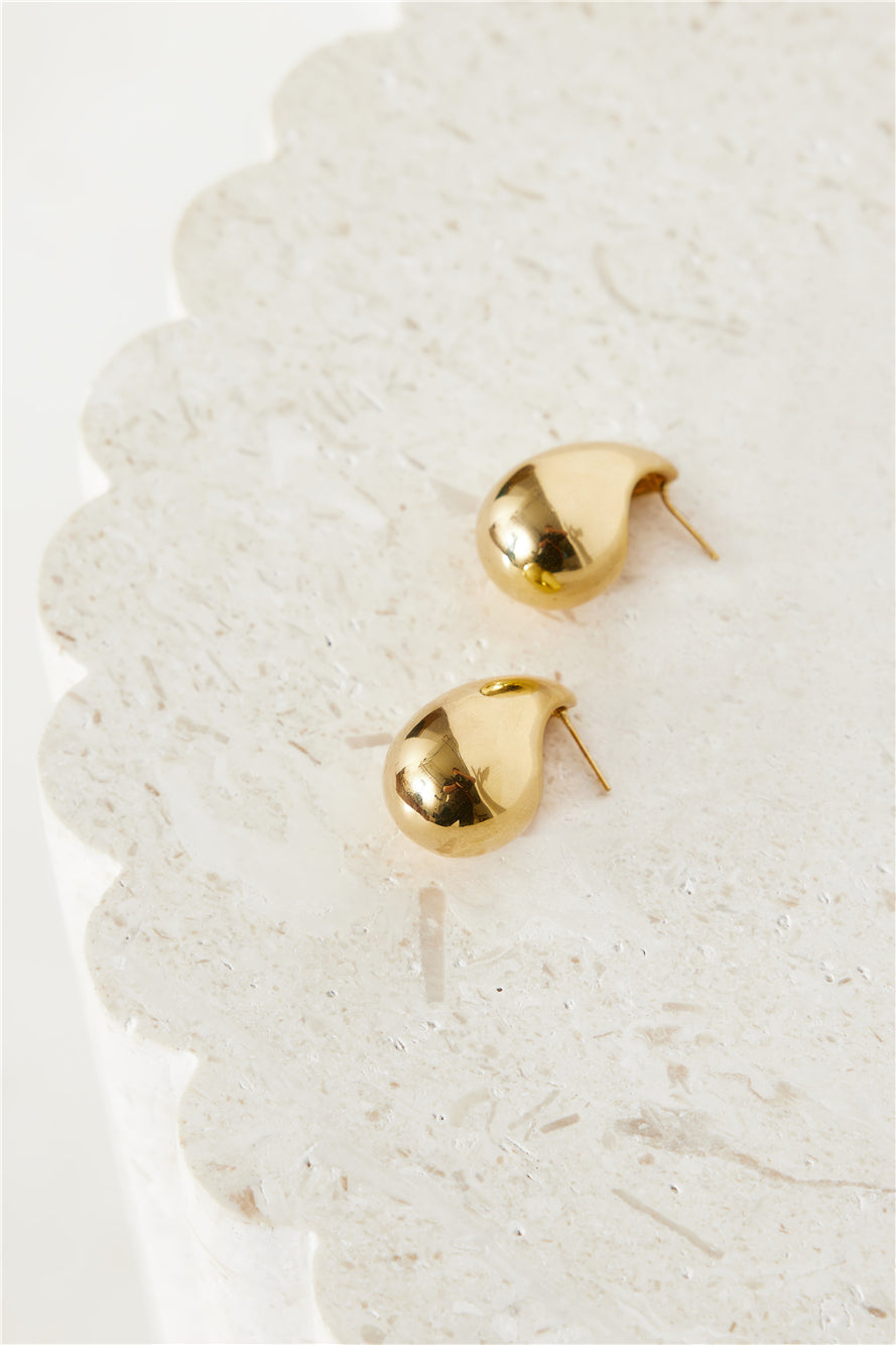 Pendientes Fechas En La Noche Bañados En Oro 18k Oro