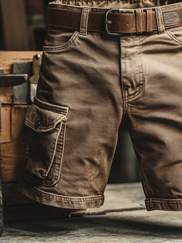Mateo™ Shorts Cargo Retro - Estilo Vintage y Múltiples Bolsillos
