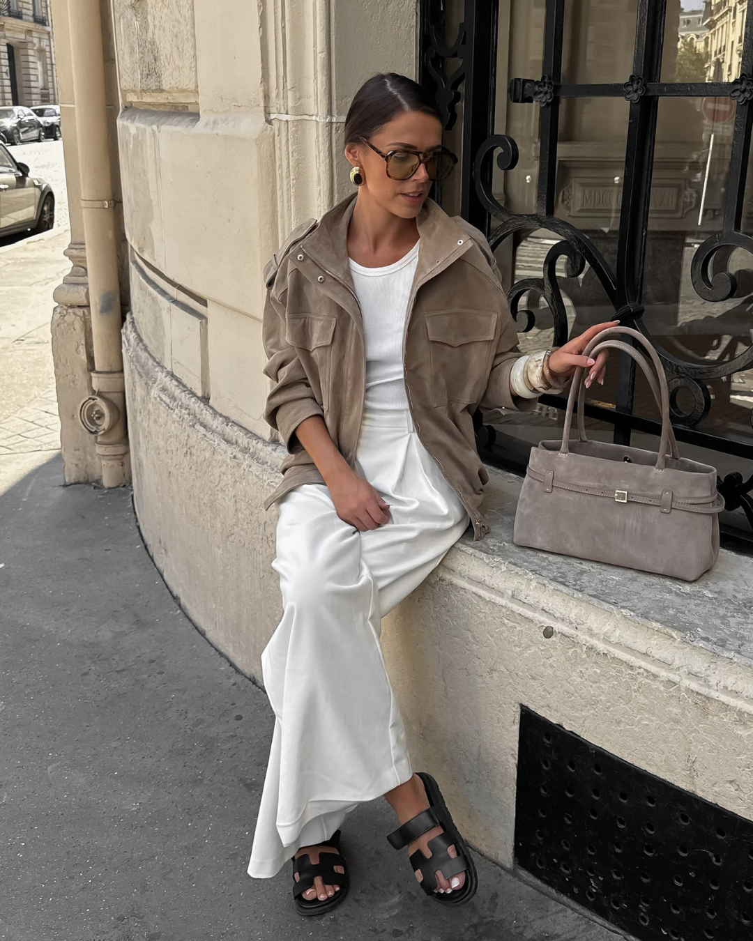 Chaqueta Bomber Efecto Ante — Estilo Utility