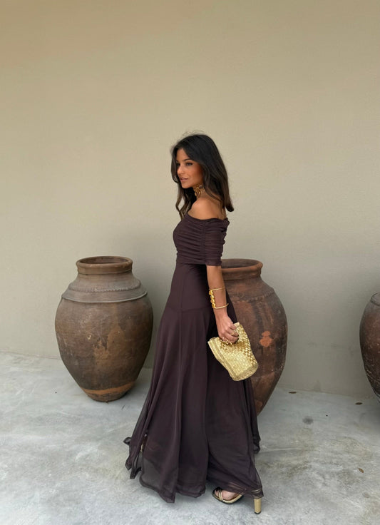 Kleid Toledo - Braun