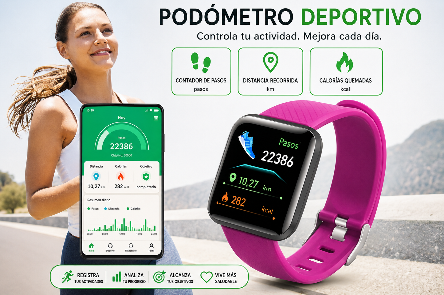 Velora Pulse | Smartwach de Bienestar & Actividad