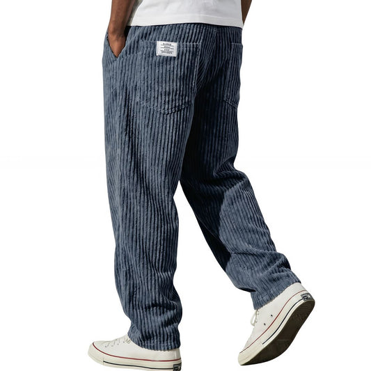 Adriano - Pantalones de Terciopelo Acanalado