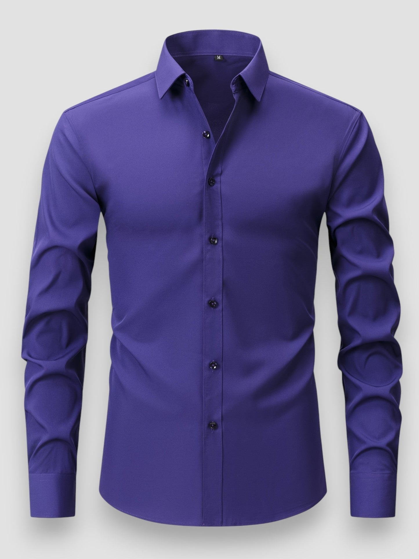 Lucas™ Camisa de manga larga de corte entallado a medida