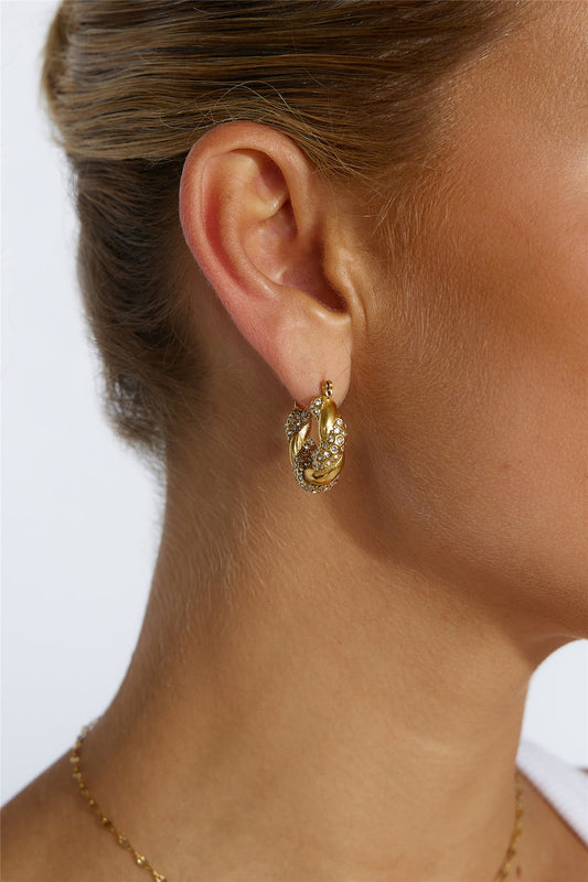 Pendientes Lover Lover Chapados en Oro 18k Oro