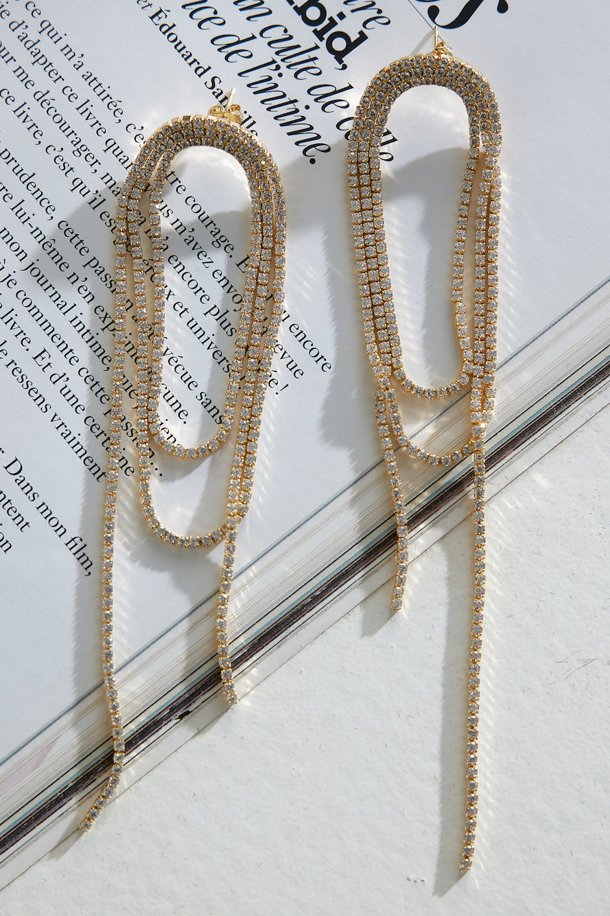 Pendientes Fancy Time Bañados En Oro 18k Oro