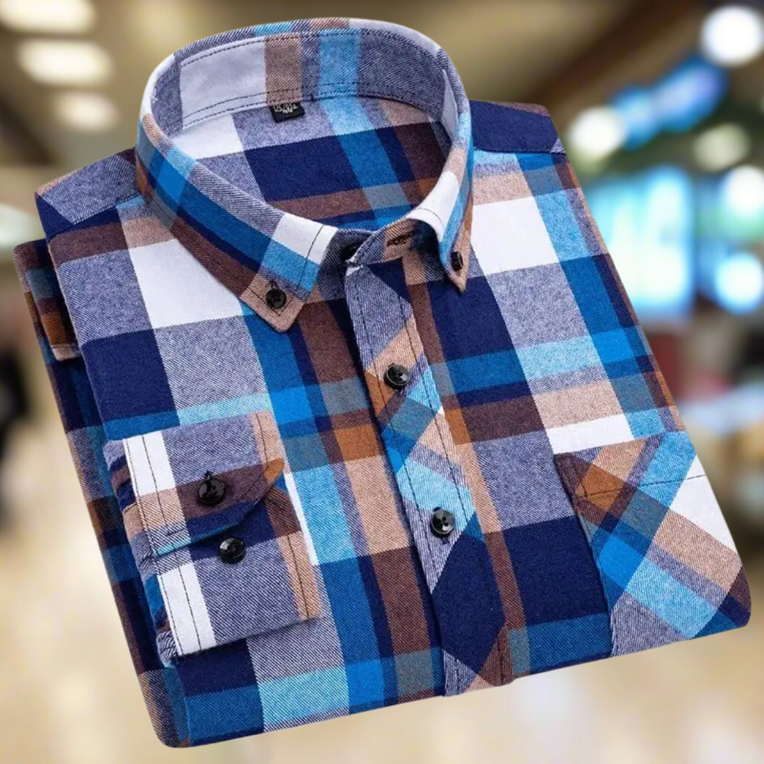 Oliver™ Camisa de franela – Calidez acogedora y estilo atemporal