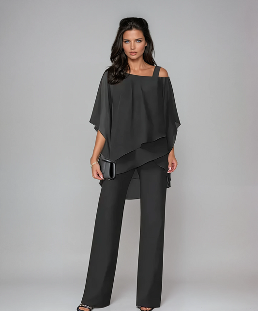 Mariella™ | Conjunto de Dos Piezas con Capas: Elegancia y Versatilidad
