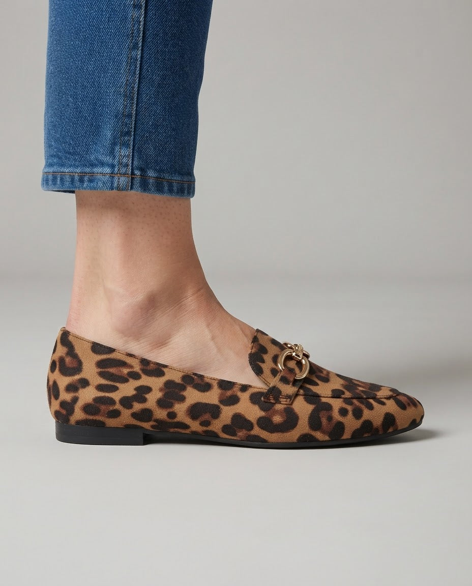 Mocasín Chiara — Leopardo Ante