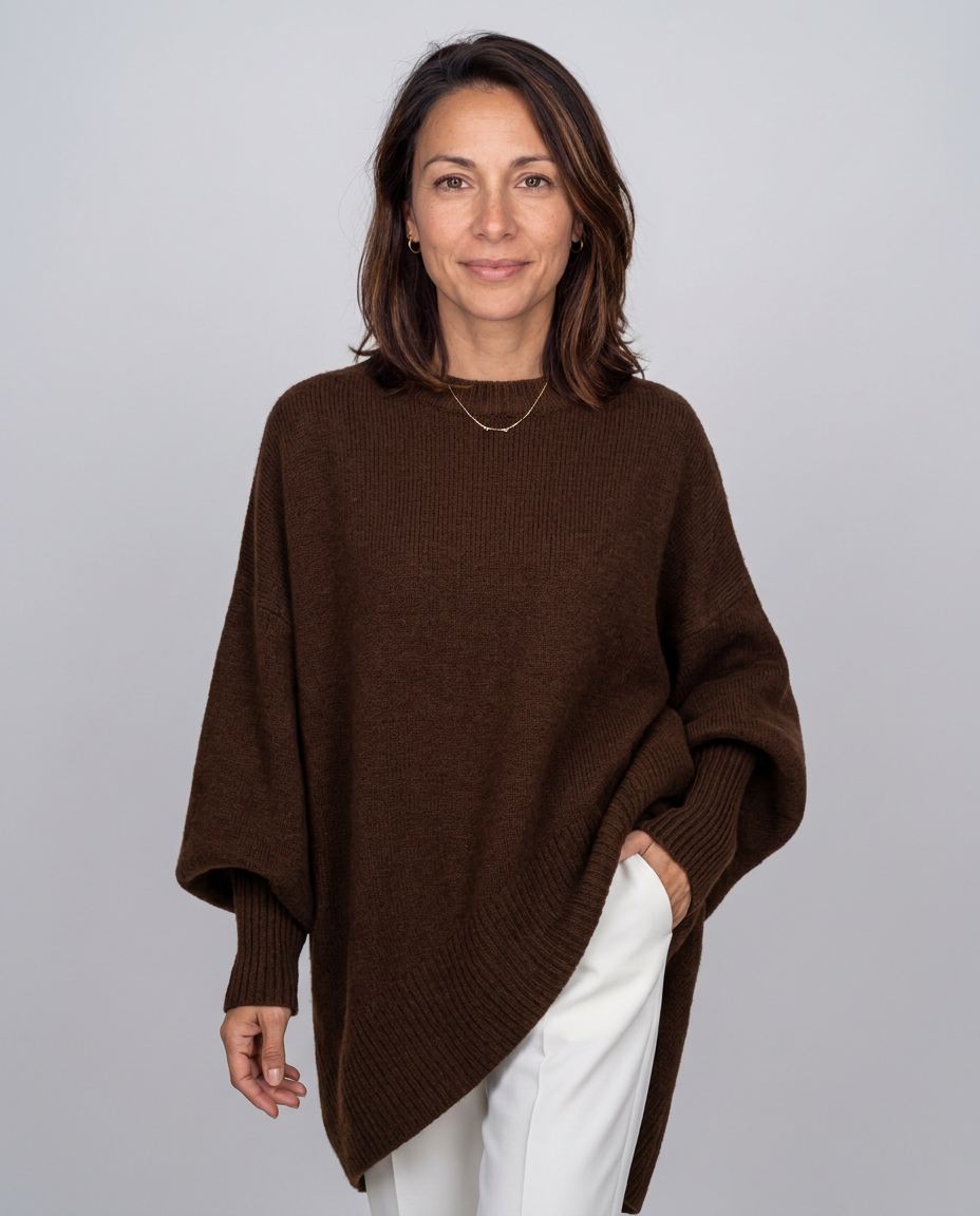 Jersey oversize con aberturas laterales