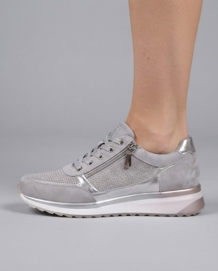 Zapatillas Cómodas con Cremallera Lateral