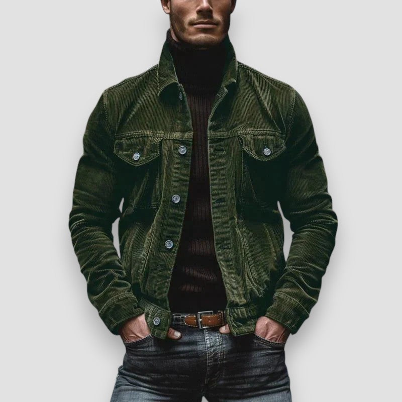 Manuel™ Chaqueta de pana retro – Estilo vintage atemporal