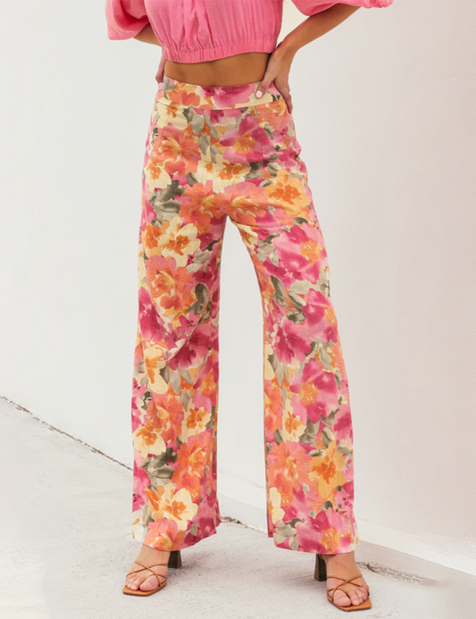 Pantalones anchos Tillie – Estampado Alannah