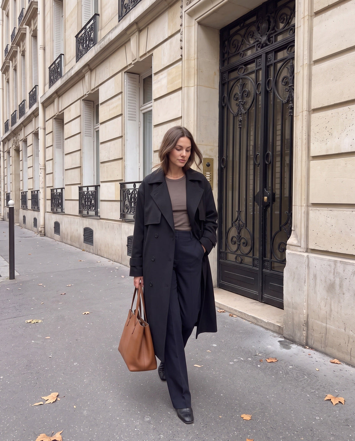 Gabardina Eleonora — Larga Cruzada Oversize