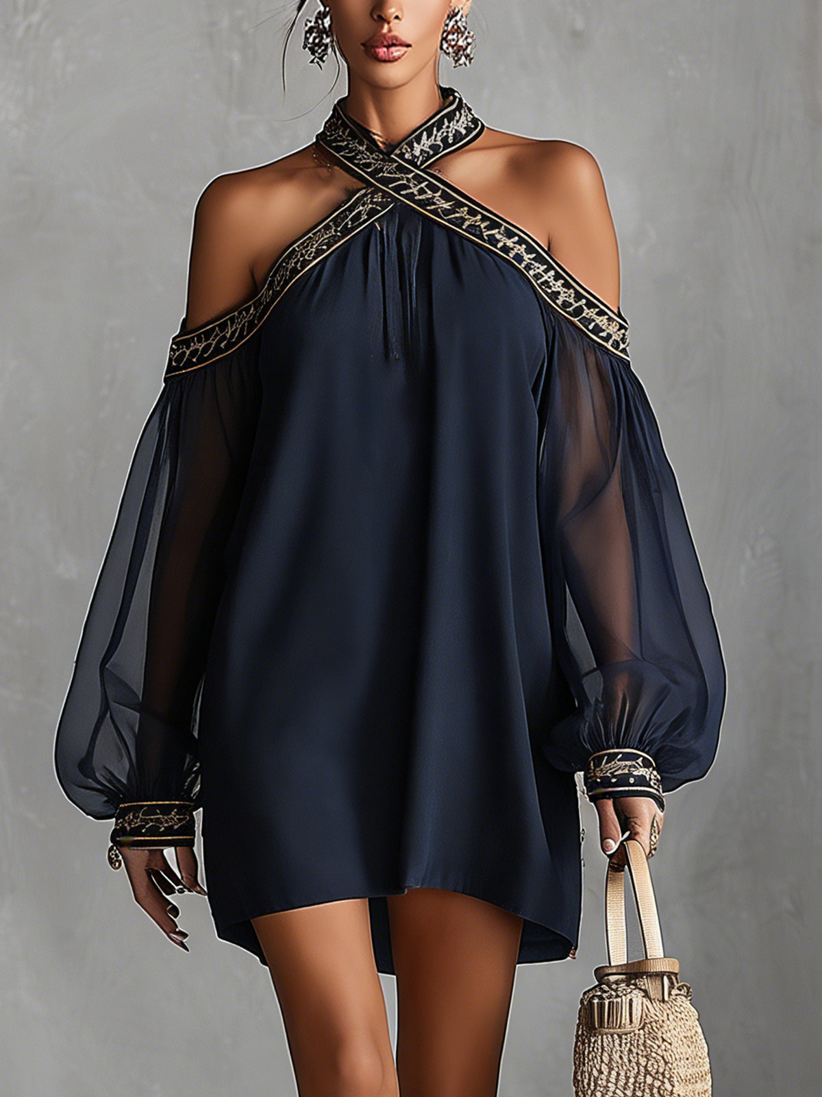 El vestido de hombros descubiertos