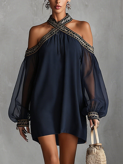 El vestido de hombros descubiertos