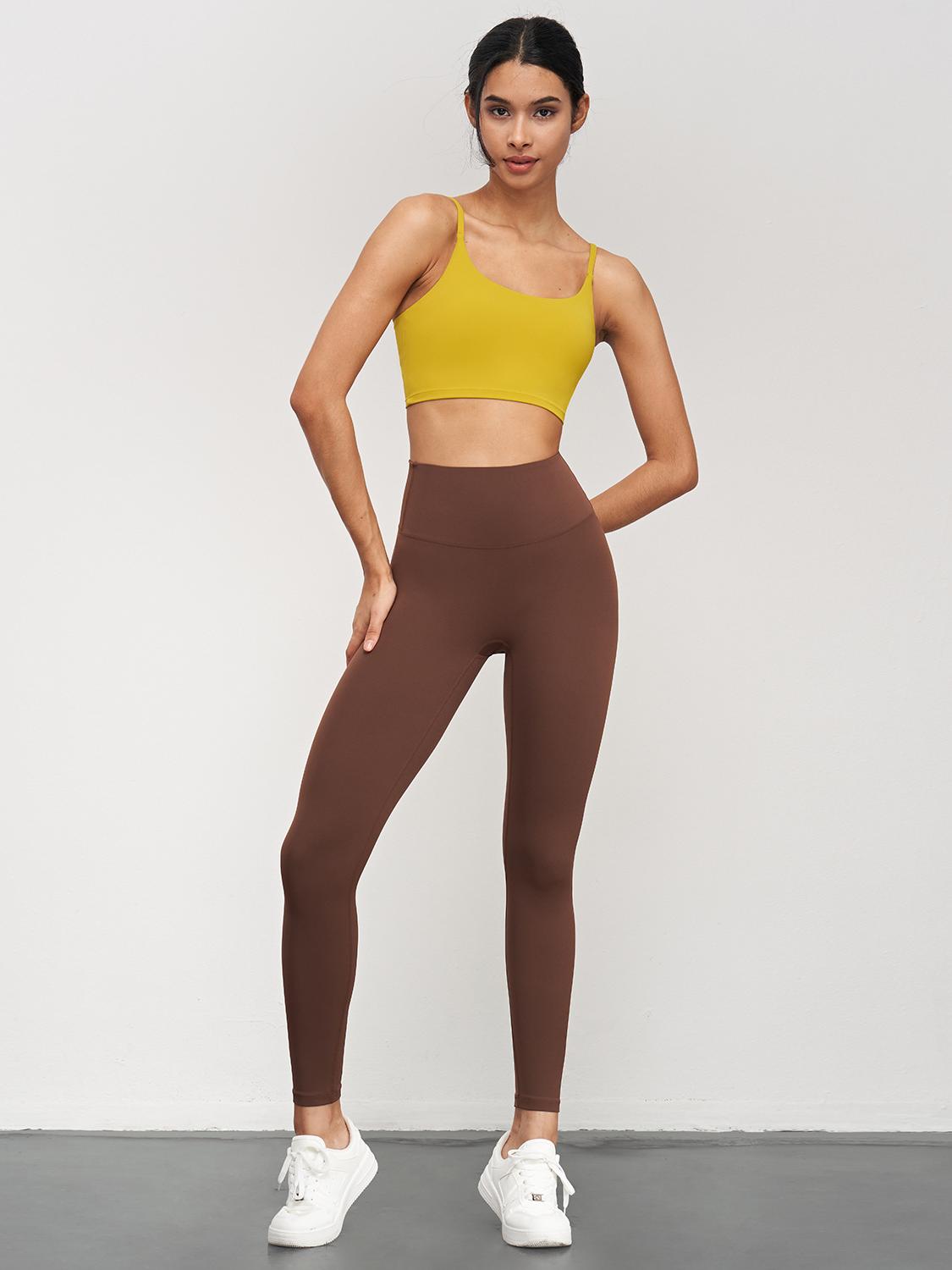 Pantalones de yoga con control de barriga Medias Pantalones de cintura alta para levantamiento de cadera