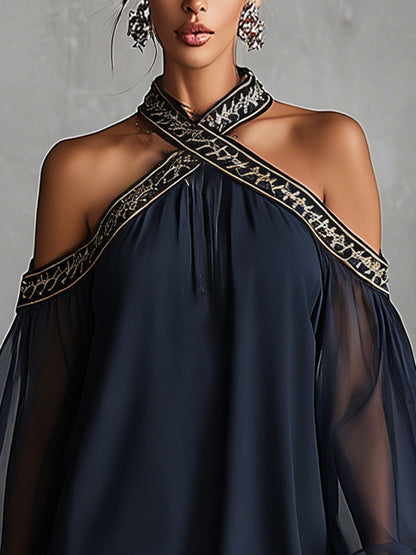El vestido de hombros descubiertos