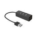 HUB 4 PUERTOS 2.0 MEDIARANGE MRCS502 BLACK