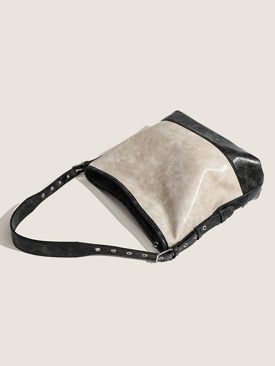 Bolso de mano de bloques de color de moda para mujer