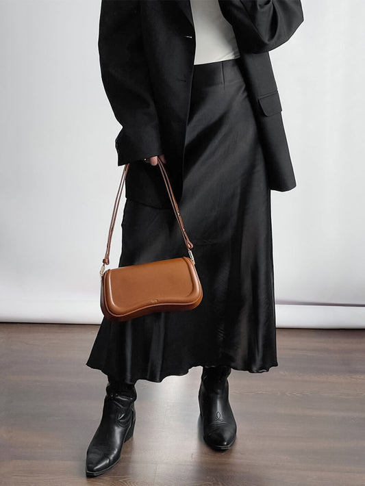 Falda larga estilo francés