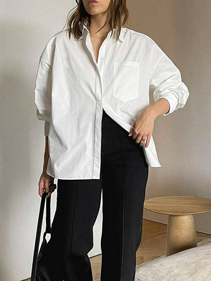 Camisa Sydney en blanco antiguo