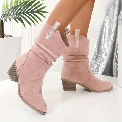 Botas de Tobillo con Borlas Vaqueras Western Vintage