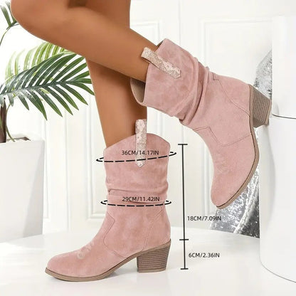 Botas de Tobillo con Borlas Vaqueras Western Vintage