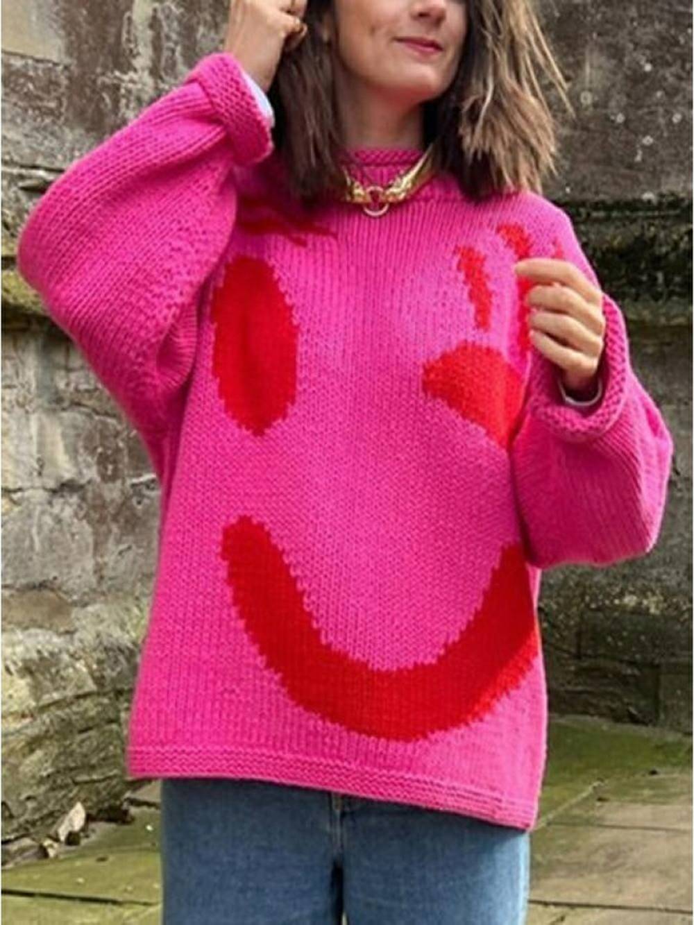 Jerséis de punto Feel Good Happy Sunday