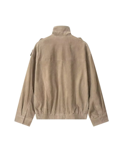 Chaqueta Bomber Efecto Ante — Estilo Utility