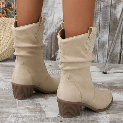 Botas de Tobillo con Borlas Vaqueras Western Vintage