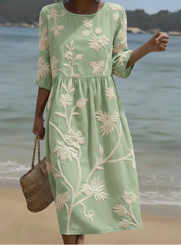 Paige | Vestido floral de corte elegante