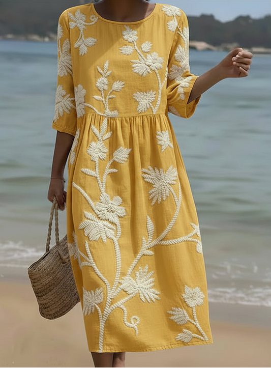 Lauren | Vestido Floral Elegante y Sofisticado
