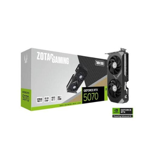 TARJETA GRÁFICA ZOTAC RTX 5070 TWIN EDGE 12GB GDDR7 BULK