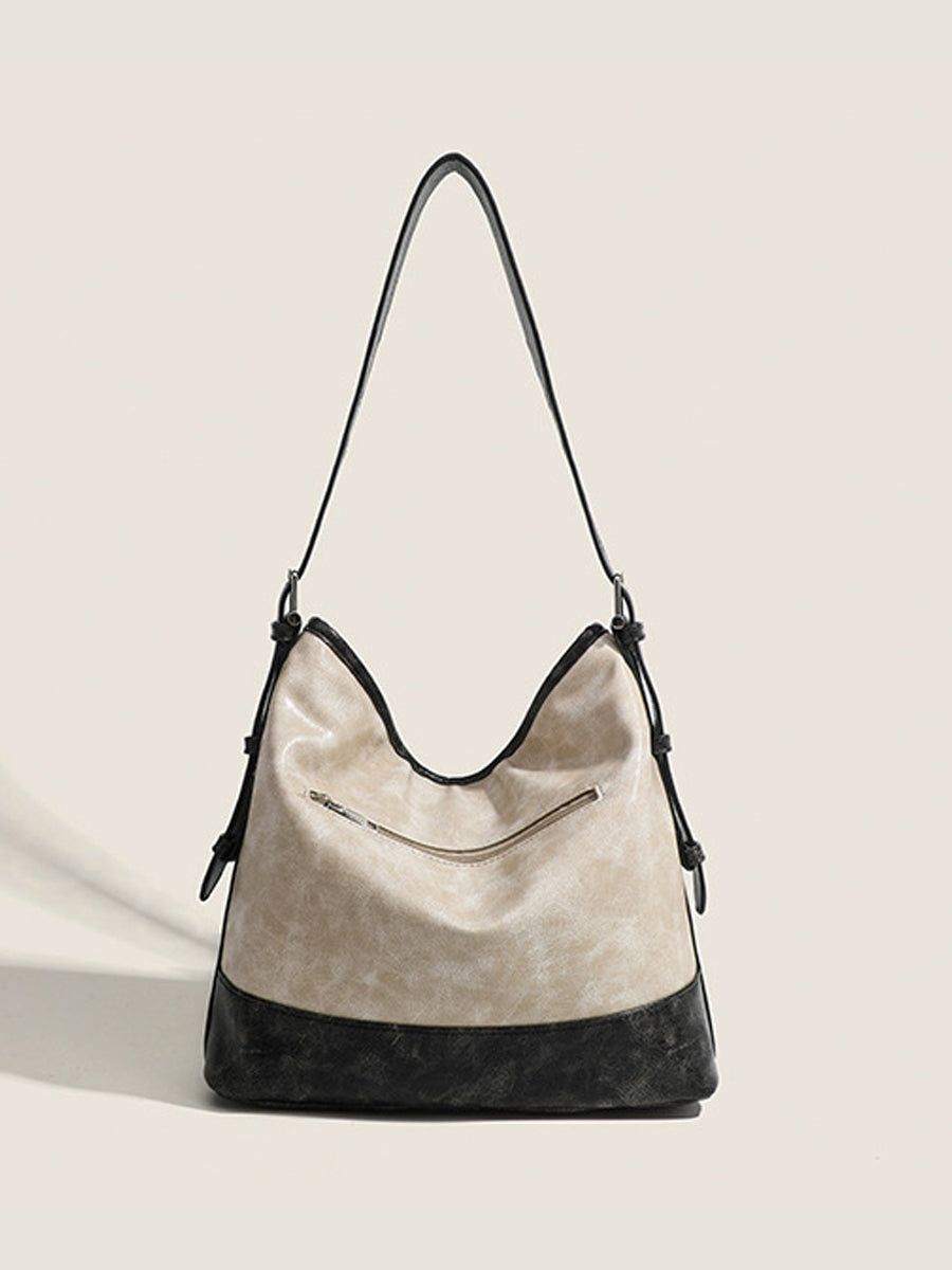 Bolso de mano de bloques de color de moda para mujer