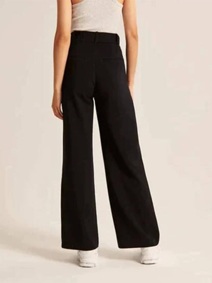Pantalones de sastre de pierna ancha