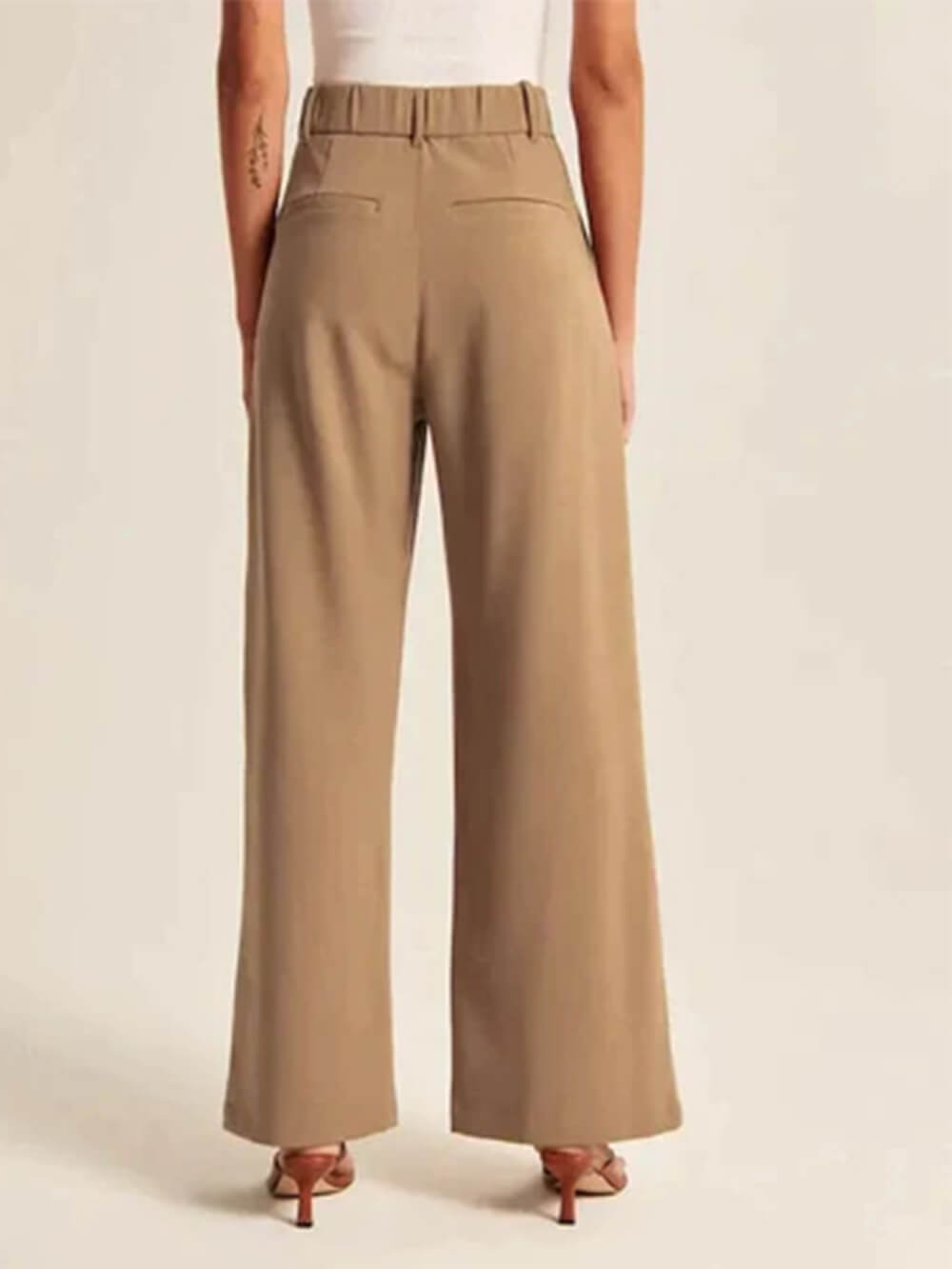 Pantalones de sastre de pierna ancha