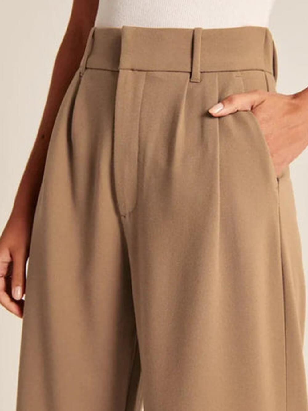 Pantalones de sastre de pierna ancha