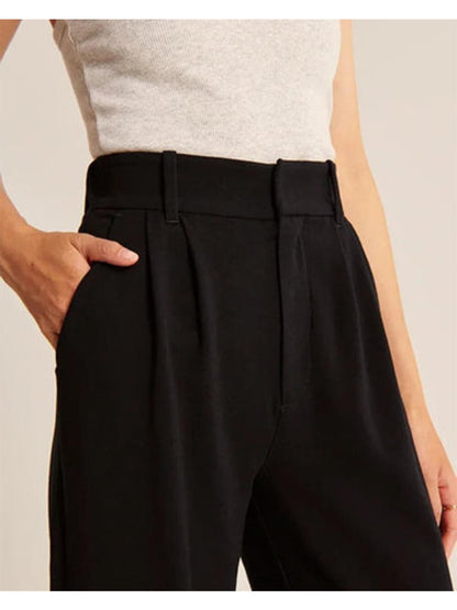Pantalones de sastre de pierna ancha