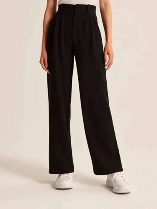 Pantalones de sastre de pierna ancha