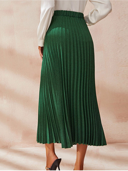 Falda plisada elegante