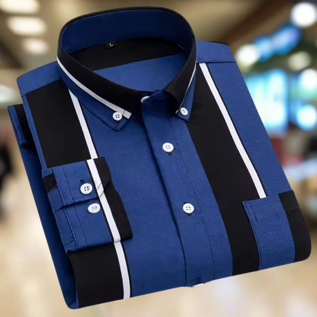 Oscar™ Camisa a rayas - Patrón clásico, Ajuste moderno