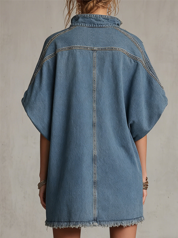 El Mini de Denim Azul Lavado