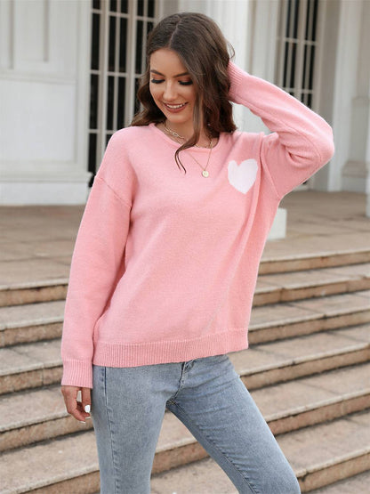 Suéter tipo jersey de punto Love on Pulse