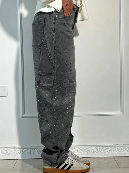 Jeans de mezclilla Balloon Carpenter Shine