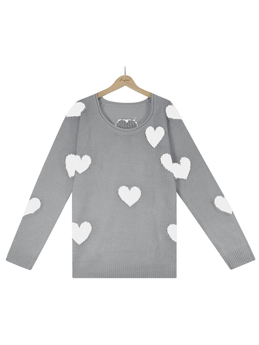 Valentinstag V-Ausschnitt Pullover