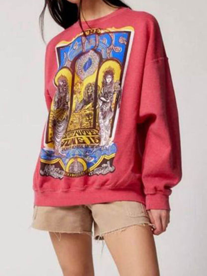 Sudadera extragrande con gráfico The Doors
