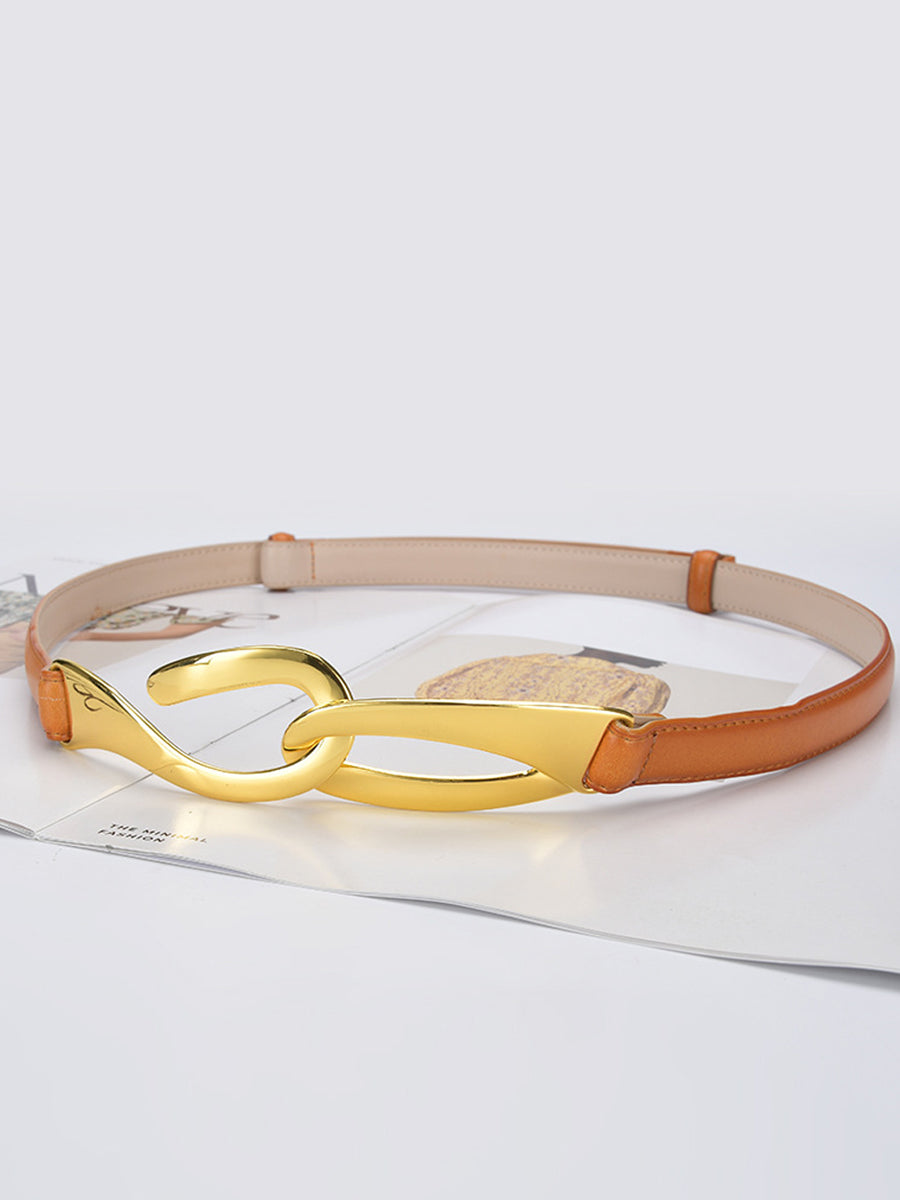 Cinturón ajustable con gancho para mujer de moda